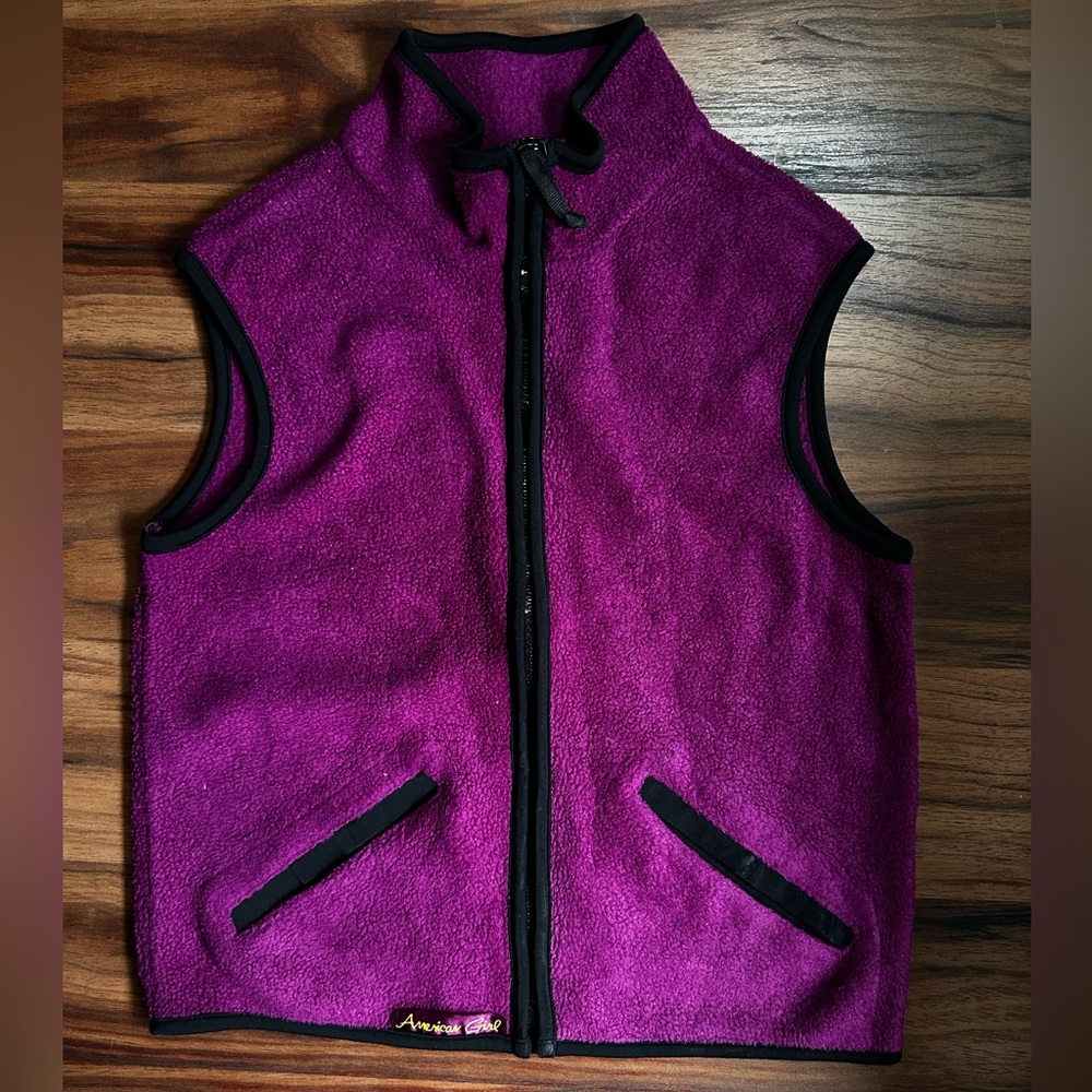 American Girl Girls Zip Up Vest